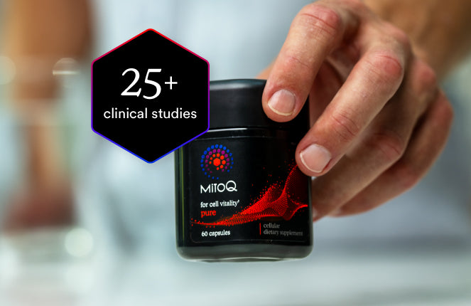 MitoQ Pure 25+ clinical studies