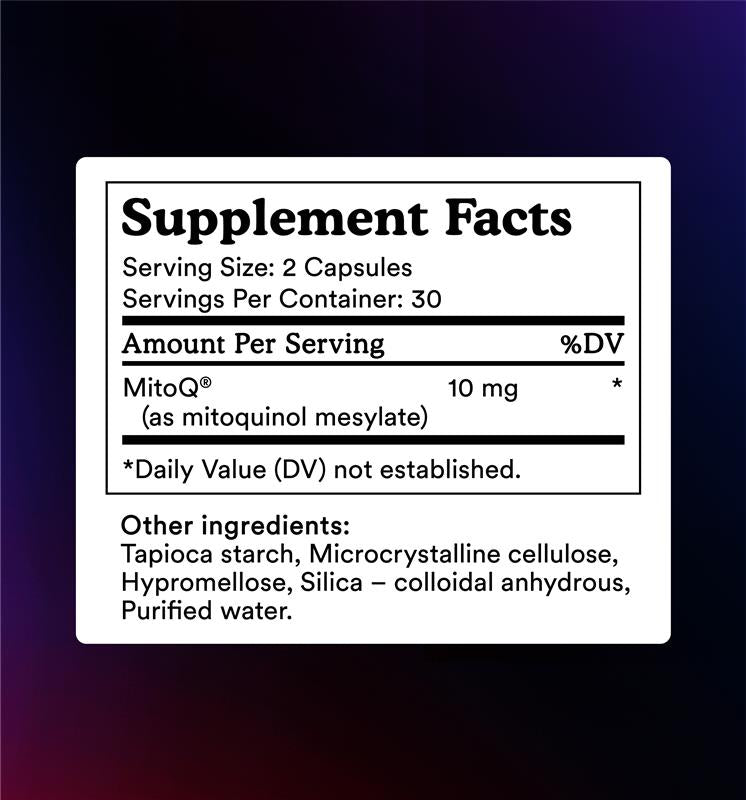 MitoQ pure triple pack